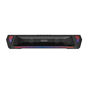 Kasinuo Bluetooth  Gaming Stereo Mini Soundbar Speaker 16W With RGB Light K400