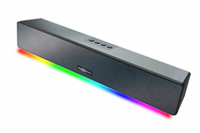 Kasinuo Bluetooth Gaming Stereo Soundbar Speaker 20W With RGB Light K600