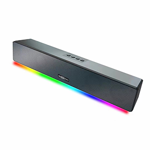 Kasinuo Bluetooth Gaming Stereo Soundbar Speaker 20W With RGB Light K600