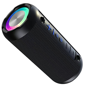 Kasinuo Wireless Portable Bluetooth Fabric 3D Stereo RGB Light Outdoor Sport Speaker K30